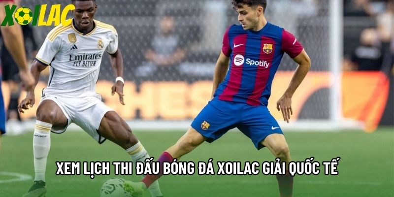Xem lịch thi đấu bóng đá Xoilac giải quốc tế